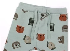 Name It sweatbukser iceberg green dyreprint